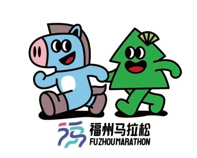 拉松吉祥物有趣瓦力棋牌福州马
